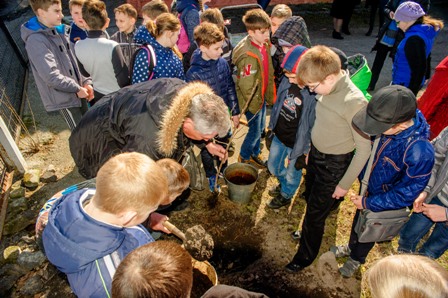 Новини гімназії:Посадили дерева учні...